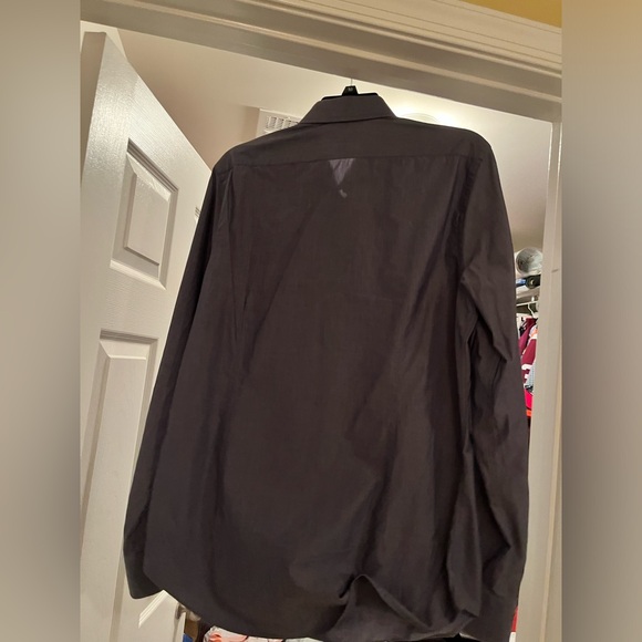 Express Men - Gray Button Down Long Sleeve Shirt (M, 16-16.5 neck length) - Picture 3 of 3